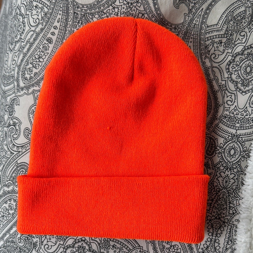 Bright Orange Beanie